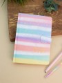 Блокнот (B6) "Pastels stripes", rainbow (18.5*13)