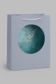 Пакет подарочный (S) "Round window", blue (19.5*14.5*9.5)