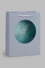 Пакет подарочный (S) "Round window", blue (19.5*14.5*9.5)