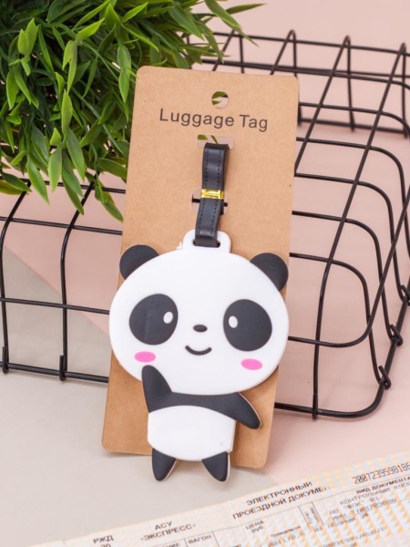 Бирка для багажа "Panda happy" 