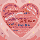Картина по номерам  Draw Me! «Heart with text», (20*20 см)