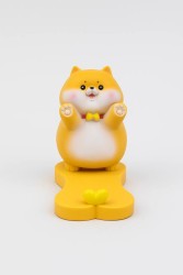 Подставка под телефон/планшет «Hamster bow tie», orange (9 см)
