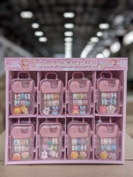 Канцелярский набор DIY в шкатулке "Suitcase", pink, шоу-бокс 16 шт.