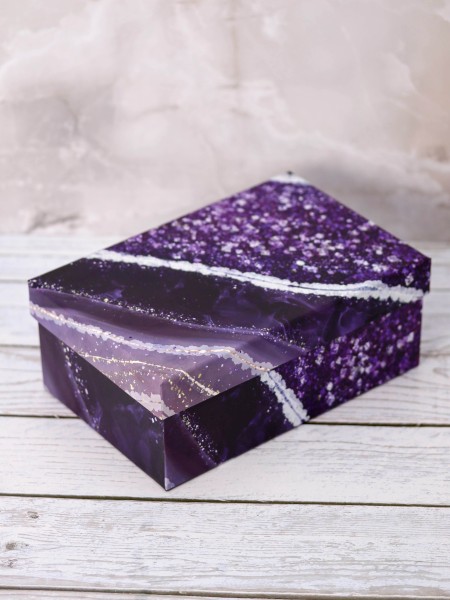 Подарочная коробка «Amethyst», purple (18*12*7) 