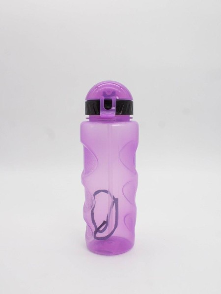 Бутылка "Movement life" с трубочкой, purple (500 ml) 