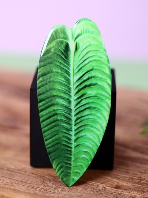 Попсокет "Elongated leaf", green