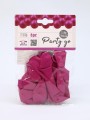 Набор воздушных шаров 8 шт. "Monochrome magic", rose red (30 см)