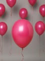 Набор воздушных шаров 8 шт. "Monochrome magic", rose red (30 см)