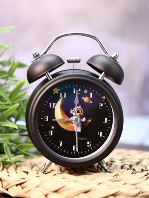 Часы-будильник "Nova", black (12,5х9 см)