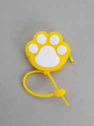 Брелок-кошелёк "Cat paw", yellow (5*3.8 см)