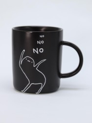 Кружка «No, no», black (400 ml)