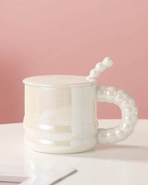 Кружка «Mother of pearl», white (400 ml) 