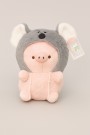 Мягкая игрушка "Animal hat pig", gray, 20 см