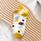 Носки iLikeGift «Hedgehog», yellow, мужские/женские евро размер 35-41