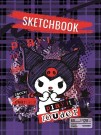 Скетчбук "Kuromi" 60 л (201х147 мм)