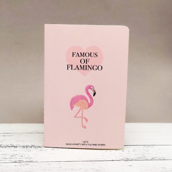 Тетрадь "Famous of flamingo" (01) 