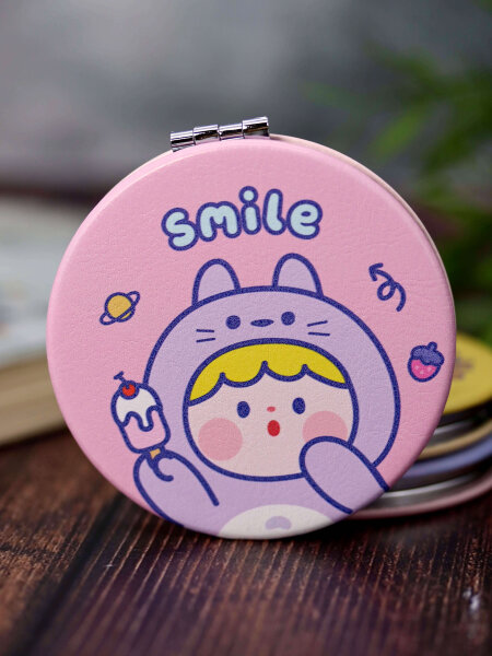 Зеркало "Smile cat hat", pink 