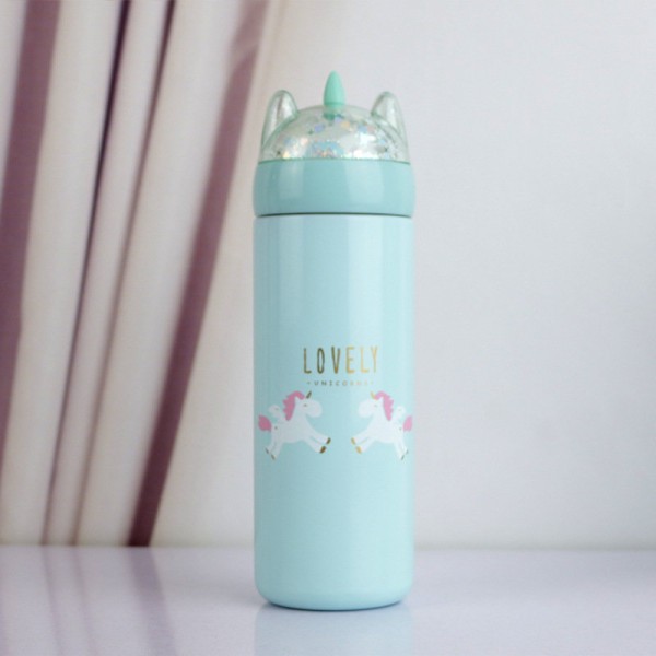 Термос "Unicorn head", blue (330 мл) 