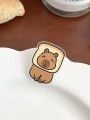 Значок акриловый iLikeGift "Capybara in Bread"