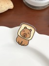 Значок акриловый iLikeGift "Capybara in Bread"