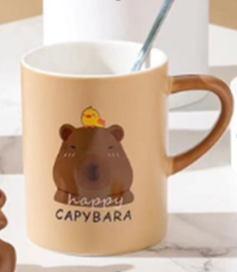 Кружка «Capybara and Bird», (400 ml)