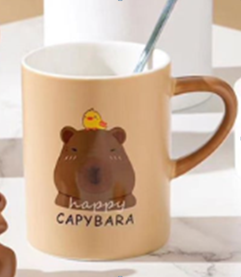 Кружка «Capybara and Bird», (400 ml) 