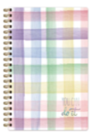 Блокнот на спирали (А5) "Rainbow plaid", rainbow (14.5*21)