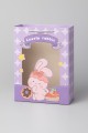 Пакет подарочный (XS) "Lovely rabbit", purple (14.5*19.5*10)
