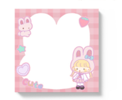 Блок для заметок "Cute bunny", 50 л. (8*8 см)