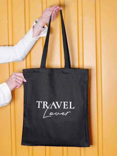 Сумка шоппер "Travel", чёрная 