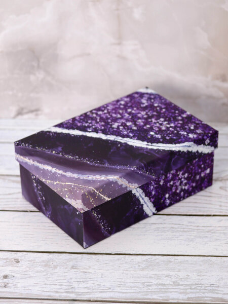 Подарочная коробка «Amethyst», purple (21*14*8.5) 