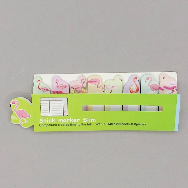 Стикеры "Flamingo", green 