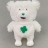 Мялка - антистресс «Nice bear», white (9*12 см)