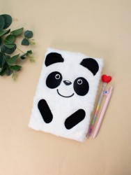 Блокнот плюшевый «Smily panda», white, 21,5х15 см, плотность 70 гр.