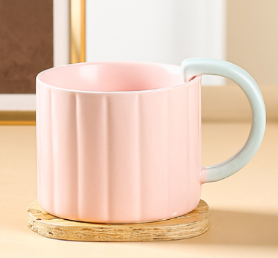 Кружка «Ribbed mug», pink