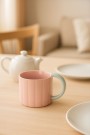 Кружка «Ribbed mug», pink