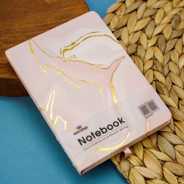 Блокнот (А6) «Golden marble», pink (10,5 х 14,5) 