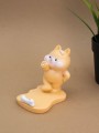 Подставка под телефон/планшет «Hamster white bow», orange (8 см)