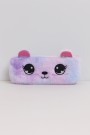 Пенал плюшевый "Multicolored cat", purple (20*10 см)