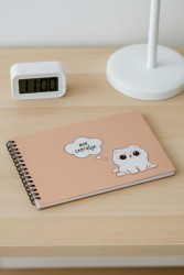 Скетчбук «Cute cat», 14х20 см,  плотность 100 гр