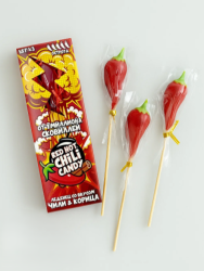 Острые леденцы "Red Hot Chili Candy" c экстрактом перца чили и корицей (3 шт.*15 г)