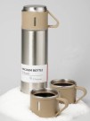 Набор из термоса и 2 чашек "Classic", silver (500 ml)