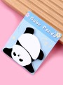 Блок стикер для записей "Chubby panda", blue