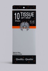 Бумага тишью "Classic", grey, 50 х 66 см, 14 г/м2 (набор 10 шт.)