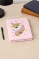 Блокнот плюшевый «Unicorn sparcles», pink, 21,5х15 см, плотность 70 гр.