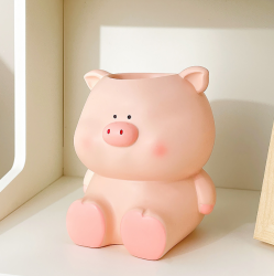 Подставка для канцелярских принадлежностей "Desk friend", pig, 10 см
