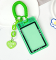 Футляр для карт с брелком "Camera", green
