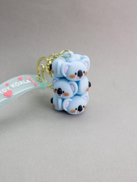 Брелок "Koala family", blue (6,5 см) 