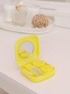 Контейнер для линз «Classic square», green