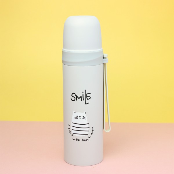 B-HS-6729-Z ТЕРМОС "Smile" cat 500ml 